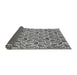 Sideview of Abstract Gray Modern Rug, abs153gry