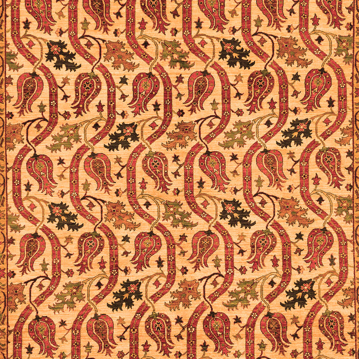 Machine Washable Abstract Orange Modern Area Rugs, wshabs153org