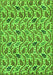 Machine Washable Abstract Green Modern Area Rugs, wshabs153grn