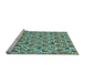 Sideview of Machine Washable Abstract Light Blue Modern Rug, wshabs153lblu