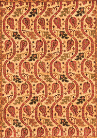 Abstract Orange Modern Rug, abs153org