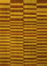 Machine Washable Abstract Yellow Modern Rug, wshabs1540yw