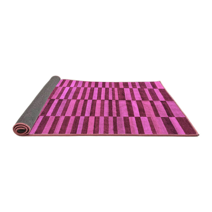 Sideview of Abstract Purple Modern Rug, abs1540pur