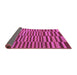 Sideview of Abstract Purple Modern Rug, abs1540pur