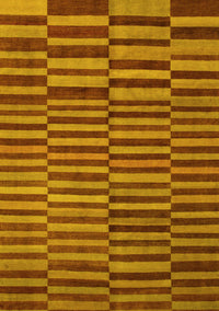 Abstract Yellow Modern Rug, abs1540yw