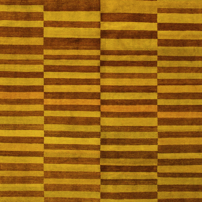 Abstract Yellow Modern Rug, abs1540yw