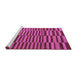 Sideview of Machine Washable Abstract Purple Modern Area Rugs, wshabs1540pur