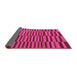 Sideview of Abstract Pink Modern Rug, abs1540pnk