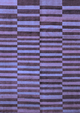 Abstract Blue Modern Rug, abs1540blu