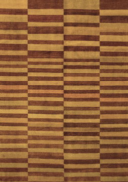 Abstract Brown Modern Rug, abs1540brn