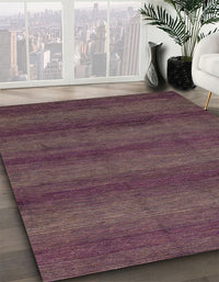 Abstract Mauve Taupe Purple Modern Rug, abs1541