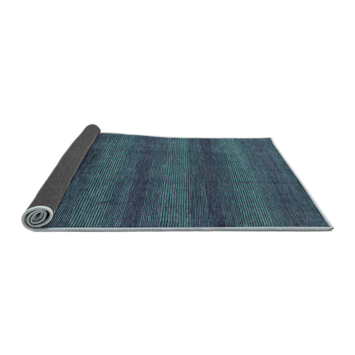 Sideview of Abstract Light Blue Modern Rug, abs1541lblu