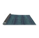 Sideview of Abstract Light Blue Modern Rug, abs1541lblu