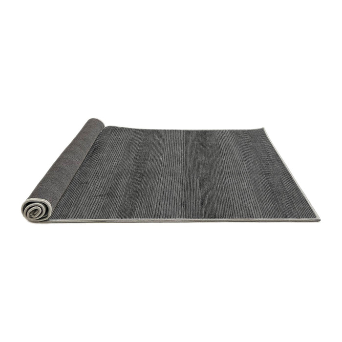 Sideview of Abstract Gray Modern Rug, abs1541gry