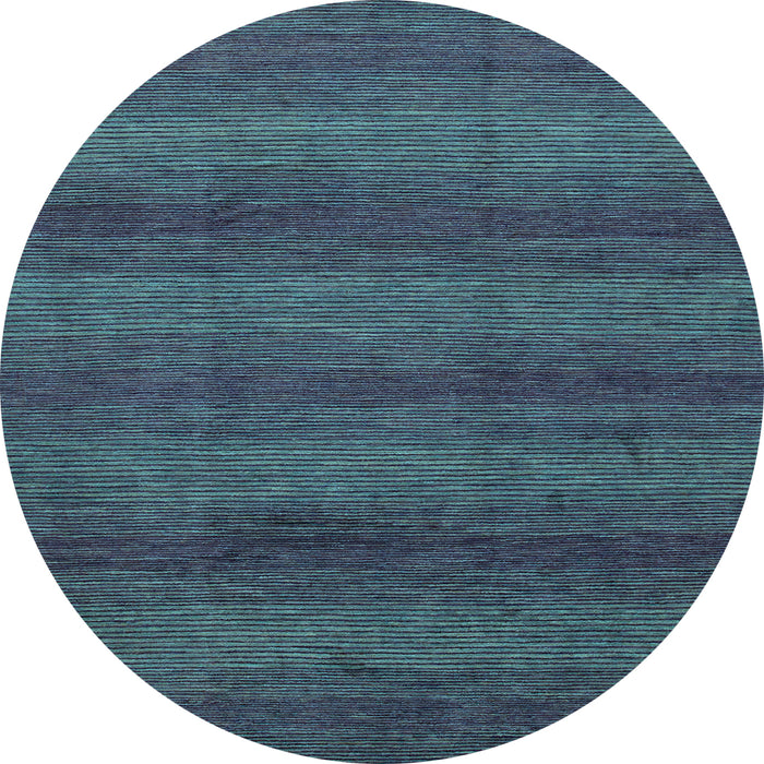 Round Machine Washable Abstract Light Blue Modern Rug, wshabs1541lblu
