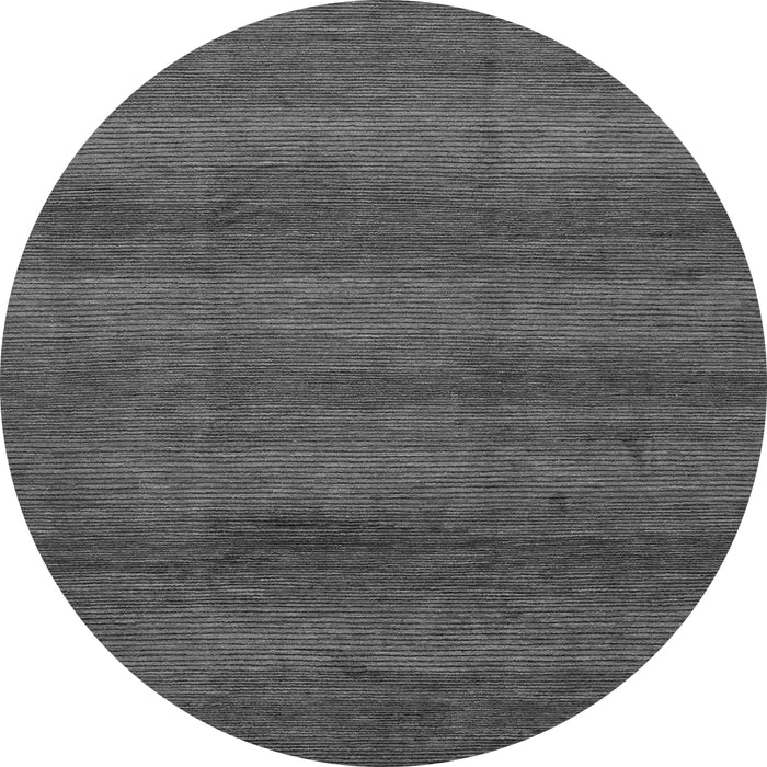 Round Machine Washable Abstract Gray Modern Rug, wshabs1541gry