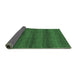 Sideview of Abstract Emerald Green Modern Rug, abs1541emgrn