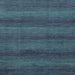 Square Abstract Light Blue Modern Rug, abs1541lblu