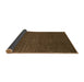 Sideview of Abstract Saddle Brown Modern Rug, abs1542