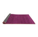 Sideview of Abstract Pink Modern Rug, abs1542pnk