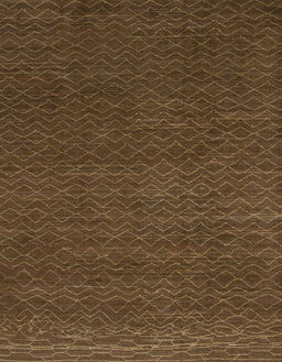 Abstract Saddle Brown Modern Rug, abs1542