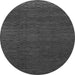 Round Abstract Gray Modern Rug, abs1542gry