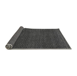 Sideview of Abstract Gray Modern Rug, abs1542gry