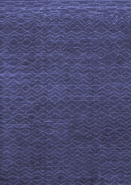 Abstract Blue Modern Rug, abs1542blu