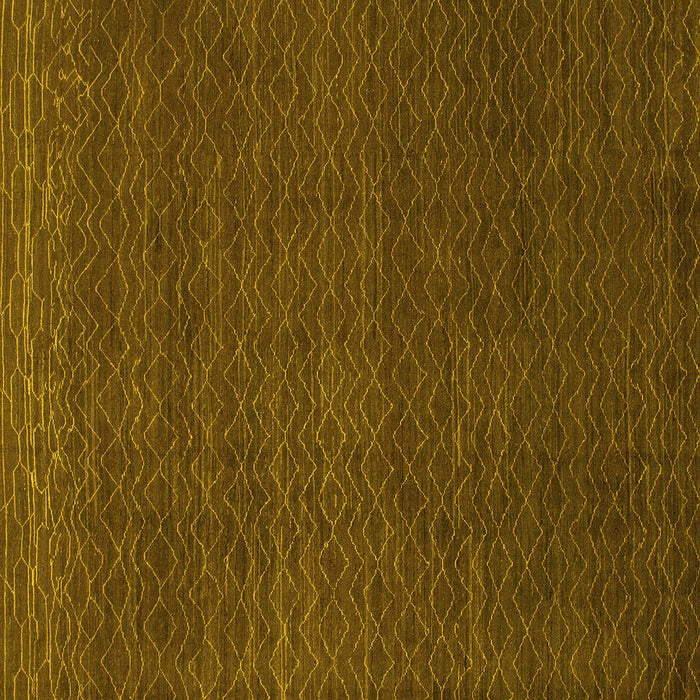 Square Abstract Yellow Modern Rug, abs1542yw