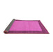 Sideview of Abstract Pink Modern Rug, abs1543pnk