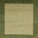 Square Abstract Metallic Gold Modern Rug, abs1543