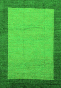 Abstract Green Modern Rug, abs1543grn