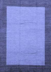 Abstract Blue Modern Rug, abs1543blu