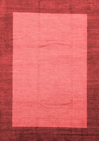 Abstract Red Modern Rug, abs1543red