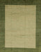 Abstract Metallic Gold Modern Rug, abs1543