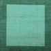 Square Abstract Light Blue Modern Rug, abs1543lblu