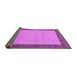 Sideview of Abstract Purple Modern Rug, abs1543pur