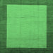 Square Abstract Emerald Green Modern Rug, abs1543emgrn