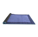 Sideview of Abstract Blue Modern Rug, abs1543blu