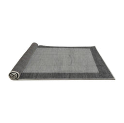Sideview of Abstract Gray Modern Rug, abs1543gry