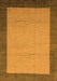 Abstract Orange Modern Rug, abs1543org