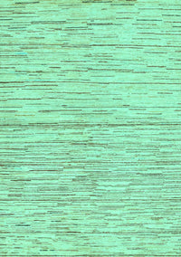 Solid Turquoise Modern Rug, abs1544turq