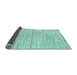 Sideview of Solid Light Blue Modern Rug, abs1544lblu