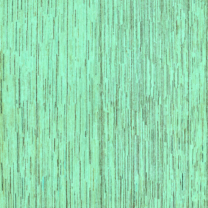 Square Solid Turquoise Modern Rug, abs1544turq