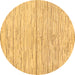 Round Solid Brown Modern Rug, abs1544brn