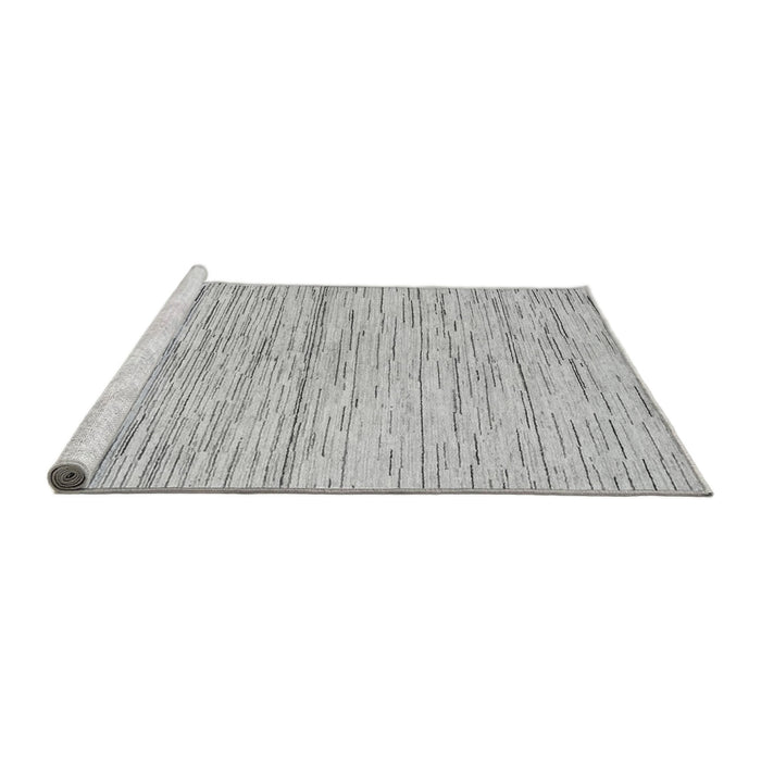Sideview of Machine Washable Solid Gray Modern Rug, wshabs1544gry