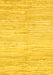 Solid Yellow Modern Rug, abs1545yw