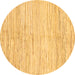 Round Solid Brown Modern Rug, abs1545brn