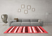 Modern Red Washable Rugs