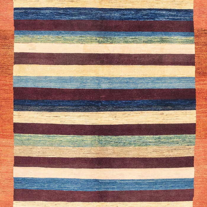 Abstract Brown Red Modern Rug, abs1547